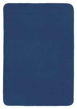 Bio Baumwoll Kuscheldecke, indigo